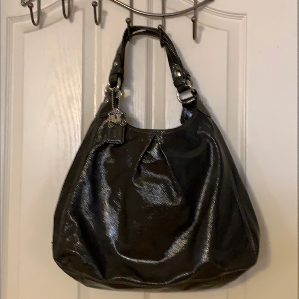 Coach patent leather handbag